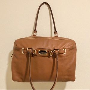 MICHAEL KORS Leather Hamilton Weekender